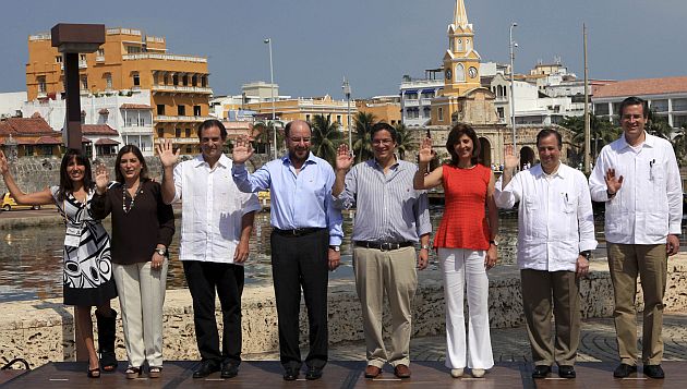 Eda Rivas participa en la VIII Cumbre de la Alianza del Pacífico en Cartagena de Indias, Colombia. (Reuters)