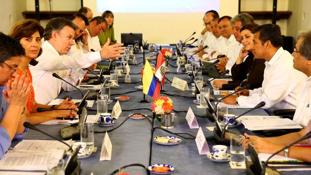 Perú y Colombia acuerdan iniciar reuniones de gabinete binacional. (Difusión)