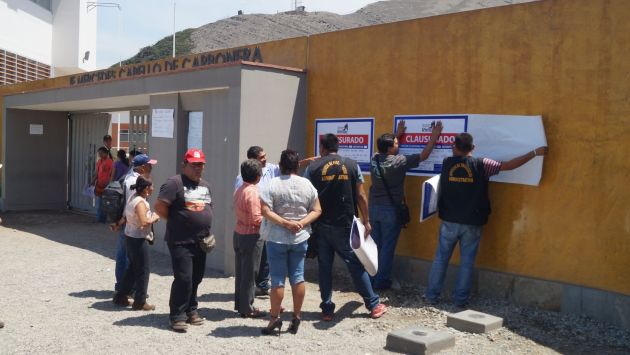 Municipalidad del Rímac clausuró colegio Mercedes Cabello. (Perú21)