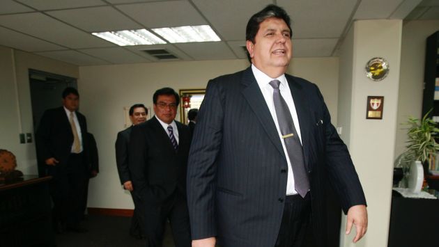 Alan García consideró escandaloso que un ministro gane 40 sueldos mínimos. (Perú21)