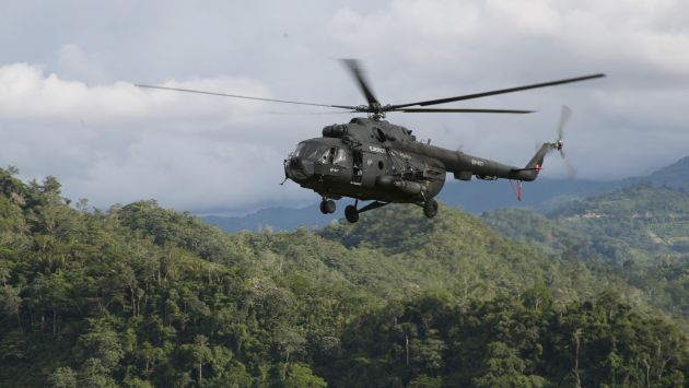 Cusco: Aterrizaje forzoso de helicóptero del Ejército dejó tres heridos. (USI/Referencial)