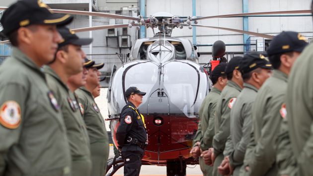 Helicópteros de la PNP atendieron a seis personas. (Andina)