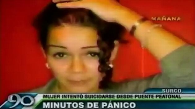 Mujer trató de suicidarse en Surco. (Frecuencia Latina)