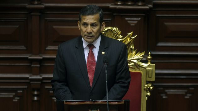 Presidente Ollanta Humala se pronunció a través de un comunicado del Ministerio de Relaciones Exteriores. (Perú21)
