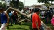 Miraflores: Dos personas heridas al caer árbol