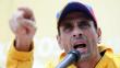 Henrique Capriles: "Violencia está tapando gravísima crisis en Venezuela”