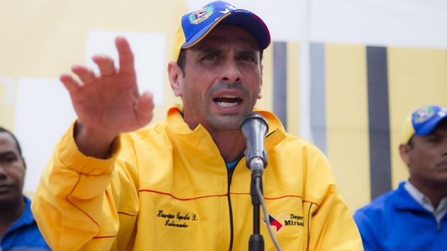 Venezuela: Henrique Capriles pide a Gobierno cesar torturas y represión. (EFE)