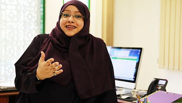 Sumaya al Yabarti, la primera jefa de redacción de un periódico en Arabia Saudita. (Internet)
