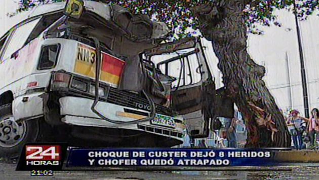 Accidente ocurrió en la cuadra 39 de la Avenida Arequipa, en Miraflores. (24 Horas)