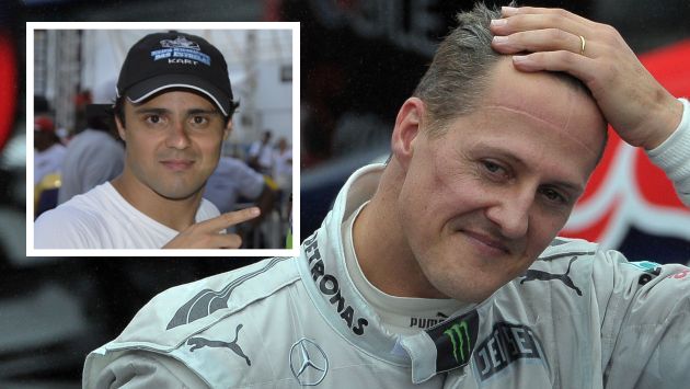 Michael Schumacher mostró reacciones, según Felipe Massa. (AFP)