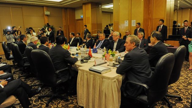 Acuerdo Transpacífico. Representantes de 12 países inician en Singapur la ronda de negociaciones para llegar a un acuerdo a fines de año. (AFP)