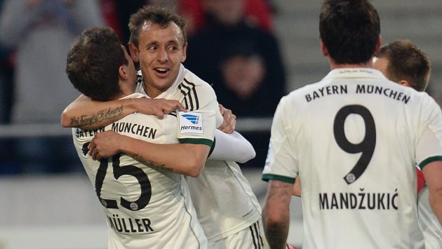 Bayern Munich gana 4-0 a Hannover. (AFP)