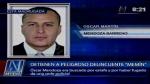 Óscar Mendoza Barreno, más conocido como Memín, asesinó a un cambista en mayo pasado. (Canal N)