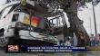 Miraflores: Ocho heridos tras choque de cúster contra árbol  