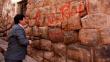 Cusco: Desconocidos realizan pintas en muro inca restituido
