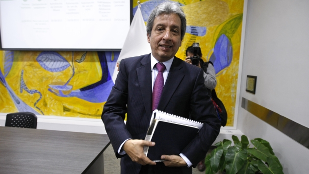 Manuel Pulgar Vidal: ‘Paro de mineros informales busca sacar a ministros’. (David Vexelman)