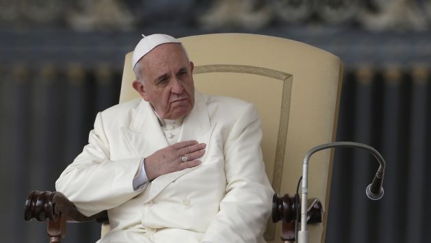 Papa Francisco habló de crisis en Venezuela durante su audiencia de hoy. (AP)