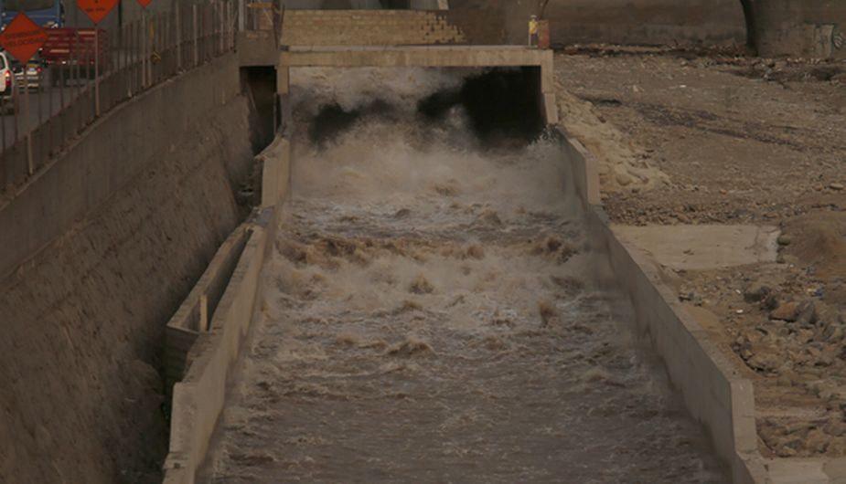 Recientes lluvias han incrementado el nivel del agua del río Rímac. (César Fajardo/Perú21)