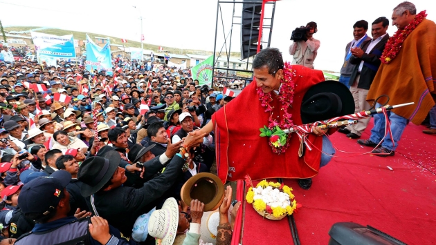MAL SABOR. El presidente Humala no ocultó su malestar por las declaraciones de su expremier. (Andina)
