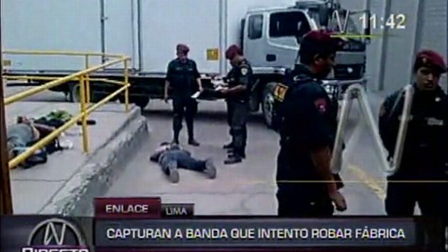 Polcía frustra asalto en San Juan de Lurigancho. (Canal N)