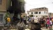 Chiclayo: Extorsionadores incendian tienda de electrodomésticos