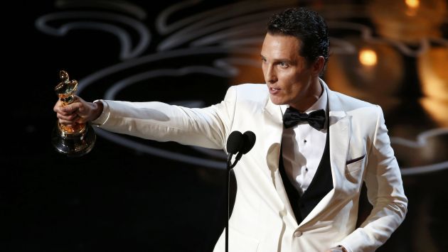 Oscar 2014: Matthew McConaughey ganó el premio a mejor actor. (Reuters)