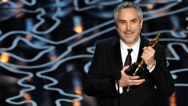 Oscar 2014: Alfonso Cuarón ganó el premio como mejor director por ‘Gravity’. (AFP)
