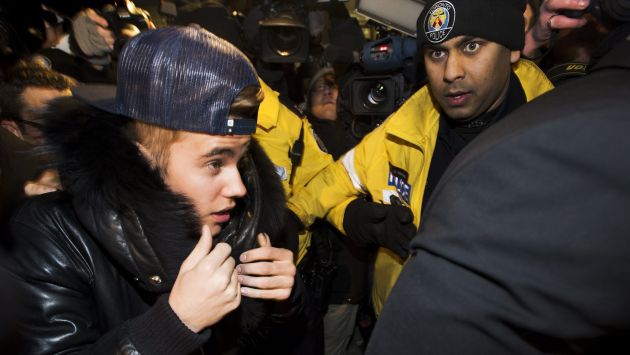 Justin Bieber fue arrestado en enero pasado.  (AP)