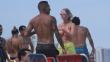Paolo Guerrero se luce con su sirena Bárbara Evans en la playa