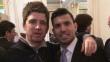 Sergio Agüero se tomó una foto con el exintegrante de Oasis Noel Gallagher