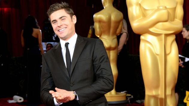 Oscar 2014: Zac Efron fue al evento con su terapeuta personal. (justjared.com)