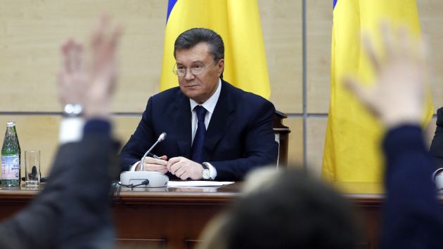Interpol analiza solicitud de pedido captura de Yanukovich. (EFE)