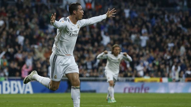 Real Madrid ganó con un doblete de Cristiano Ronaldo. (AP)