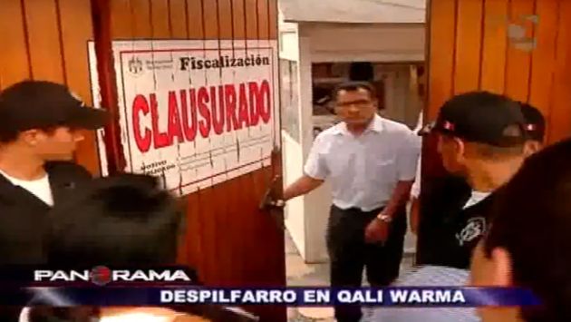 Qali Warma gastó S/.700,000 en un local que nunca usó en Miraflores. (Captura de TV)