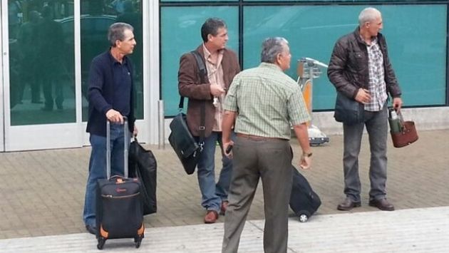 Pablo Bengoechea llegó esta mañana a Lima. (Depor)