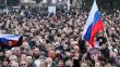 Ucrania: Activistas a favor de Rusia expulsan a gobernador