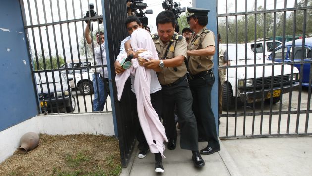 La hija de Vilma Gabriela Niño de Guzmán fue recluido en un centro de menores. (Mónica Palomo/Trome)