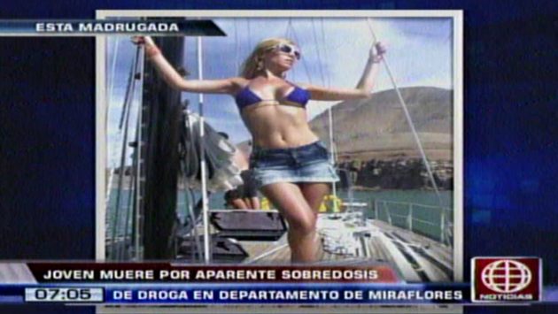 Cynthia Vidal se dedicaba al modelaje. (América TV)