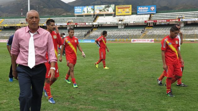 Sport Huancayo no halla el camino del triunfo bajo el mando de Daniel Córdoba. (Perú21)
