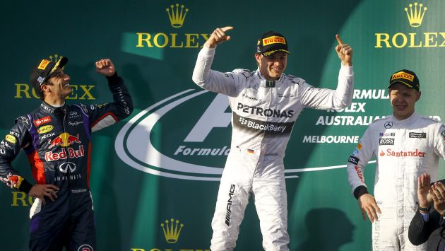 Nico Rosberg domina el Gran Premio de Australia. (EFE)