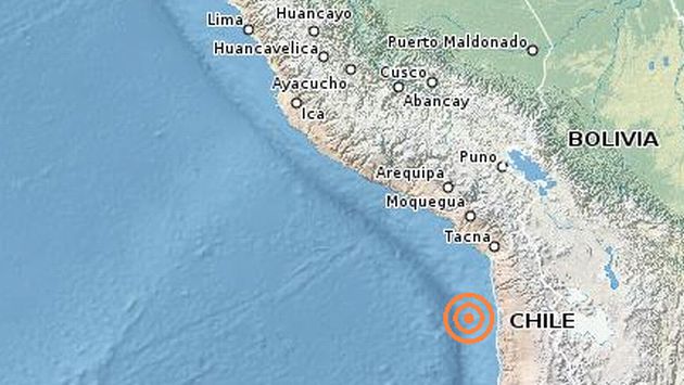 Sismo de 6,5 que remeció Chile generó susto en Tacna. (IGP)