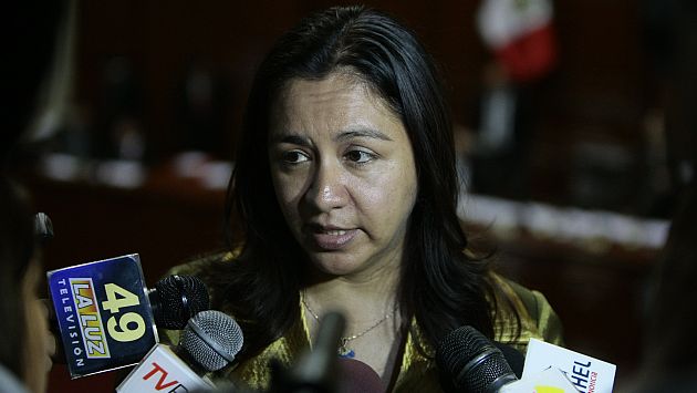 Marisol Espinoza: ‘No se ofreció nada al PPC para que otorgue confianza’. (Rafael Cornejo)