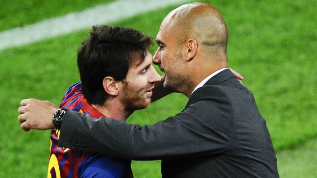 Guardiola y Messi, cuando el mejor DT dirigía al mejor jugador. Un lujo. (Internet)