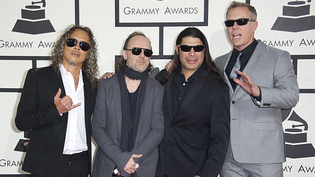 Metallica descansó ayer en nuestro país. (AFP)