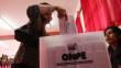 ONPE: Más de 154,000 electores acuden hoy a las urnas