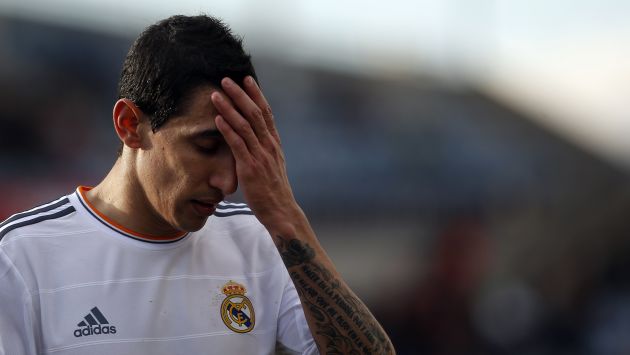 Ángel Di María no jugaría ante Barcelona. (Reuters)