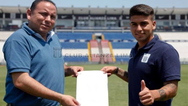 Alianza Lima: Víctor Cedrón ya es jugador blanquiazul. (Facebook)