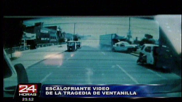 Impactante video de la tragedia en Av. Nestor Gambetta (24 Horas)