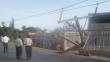 Lurín: Camión choca contra poste de alta tensión y causa apagón en el sur