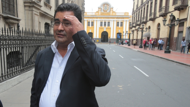 El titular de Áncash negó estar implicado en el crimen del que fue su principal opositor, el exconsejero Nolasco. (Rafael Cornejo)